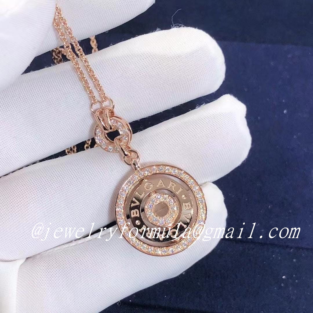 Customized Jewelry:Bvlgari Cerchi Astrale Diamond 18K Rose Gold ...